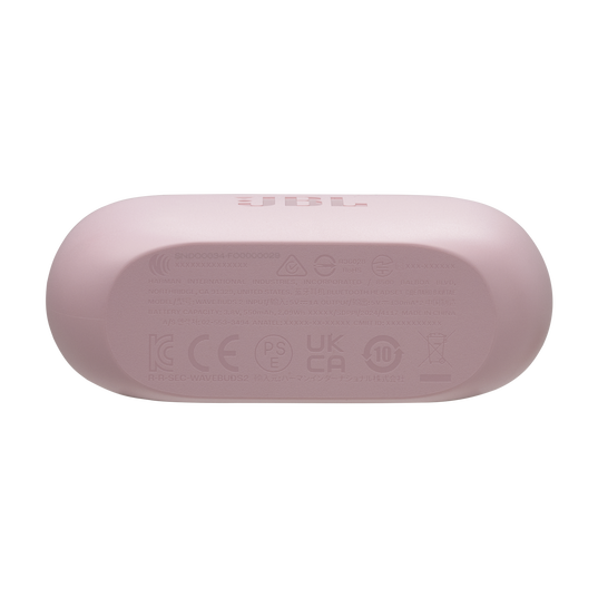 JBL Wave Buds 2 - Pink - True Wireless Noise Cancelling Earbuds - Bottom